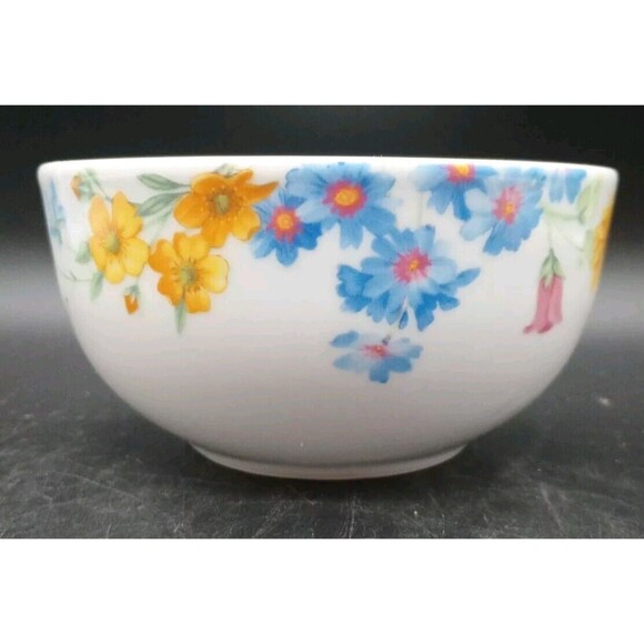 pfaltzgraff annabelle Botanic Cereal Bowl Flowers Floral  Ladybug - Picture 1 of 8
